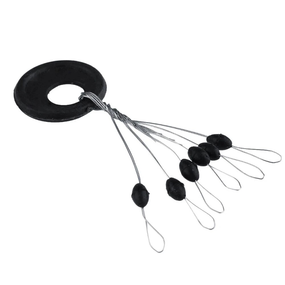 Fishing Lure Spinner - 600 قطعة 100 مجموعة مجموعة المطاط