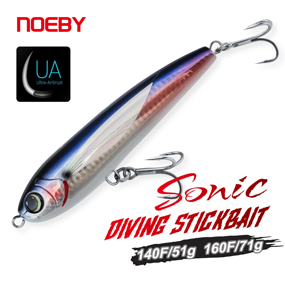 Fishing Lure Buzzbait - NOEBY طُعم صيد غوص ستيكبيت 140