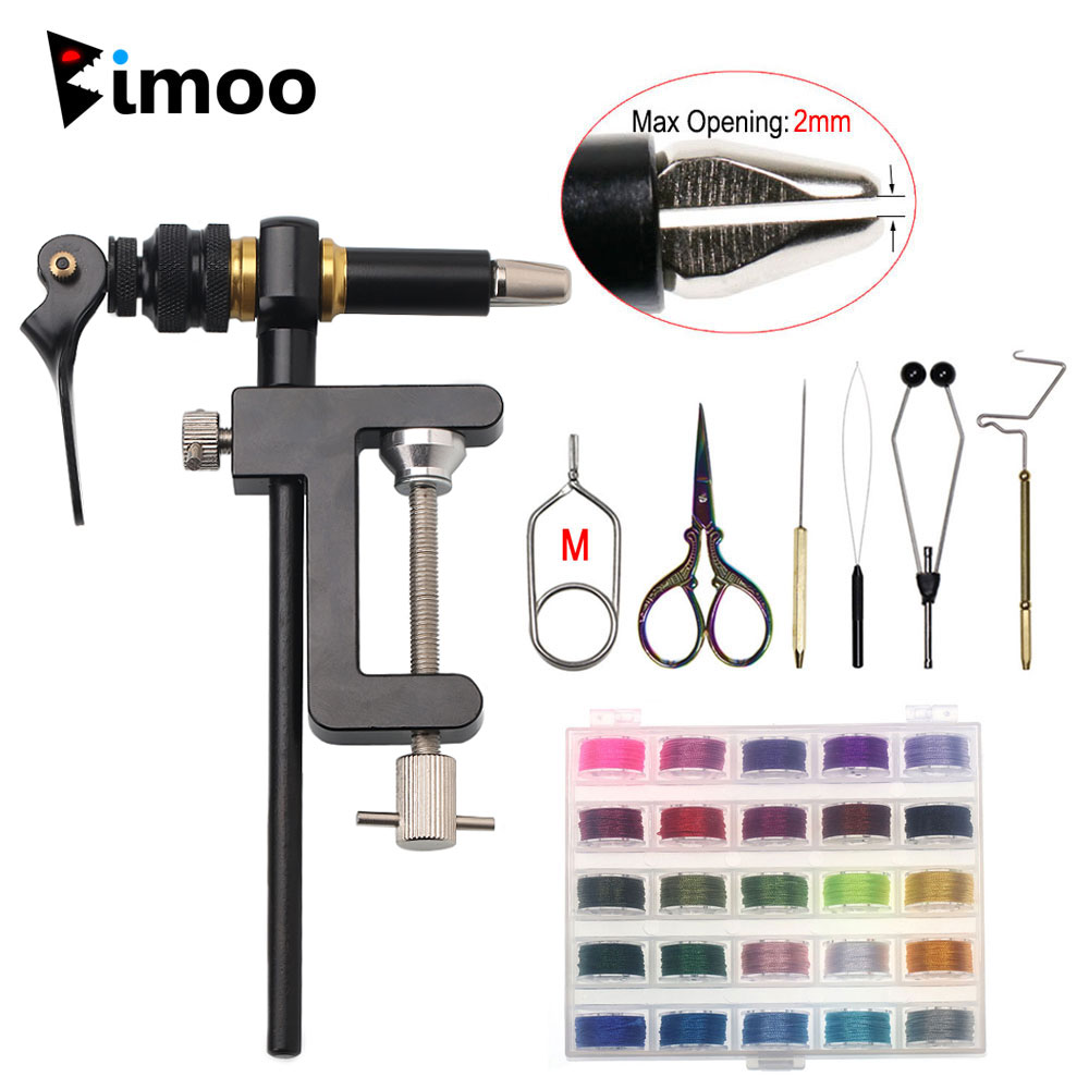 Fishing Lure Spinner - Bimoo 360 درجة دوران C-المشبك يطير