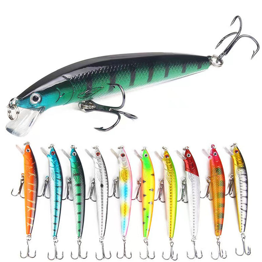 10 قطعة Jerkbait أسماك سويم سط - مراجعة Fishing Lure Jerkbait وسعره