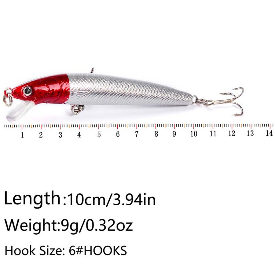 10 قطعة Jerkbait أسماك سويم سط - مراجعة Fishing Lure Jerkbait وسعره