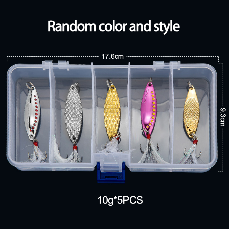 ملعقة معدنية سبينر الصيد إغراء - مراجعة Fishing Lure Spinner وسعره