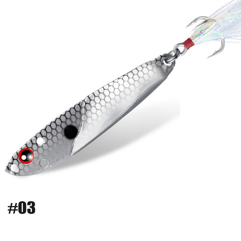 1 قطعة طعم صيد معدني ثلاثي الأ - مراجعة Fishing Lure Spoon وسعره