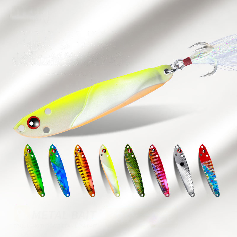 1 قطعة طعم صيد معدني ثلاثي الأ - مراجعة Fishing Lure Spoon وسعره