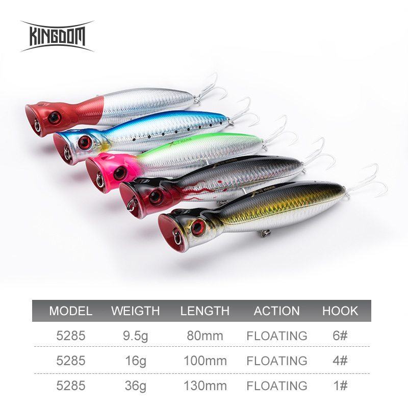 المملكة العائمة بوبر الصيد إغر - مراجعة Fishing Lure Popper وسعره