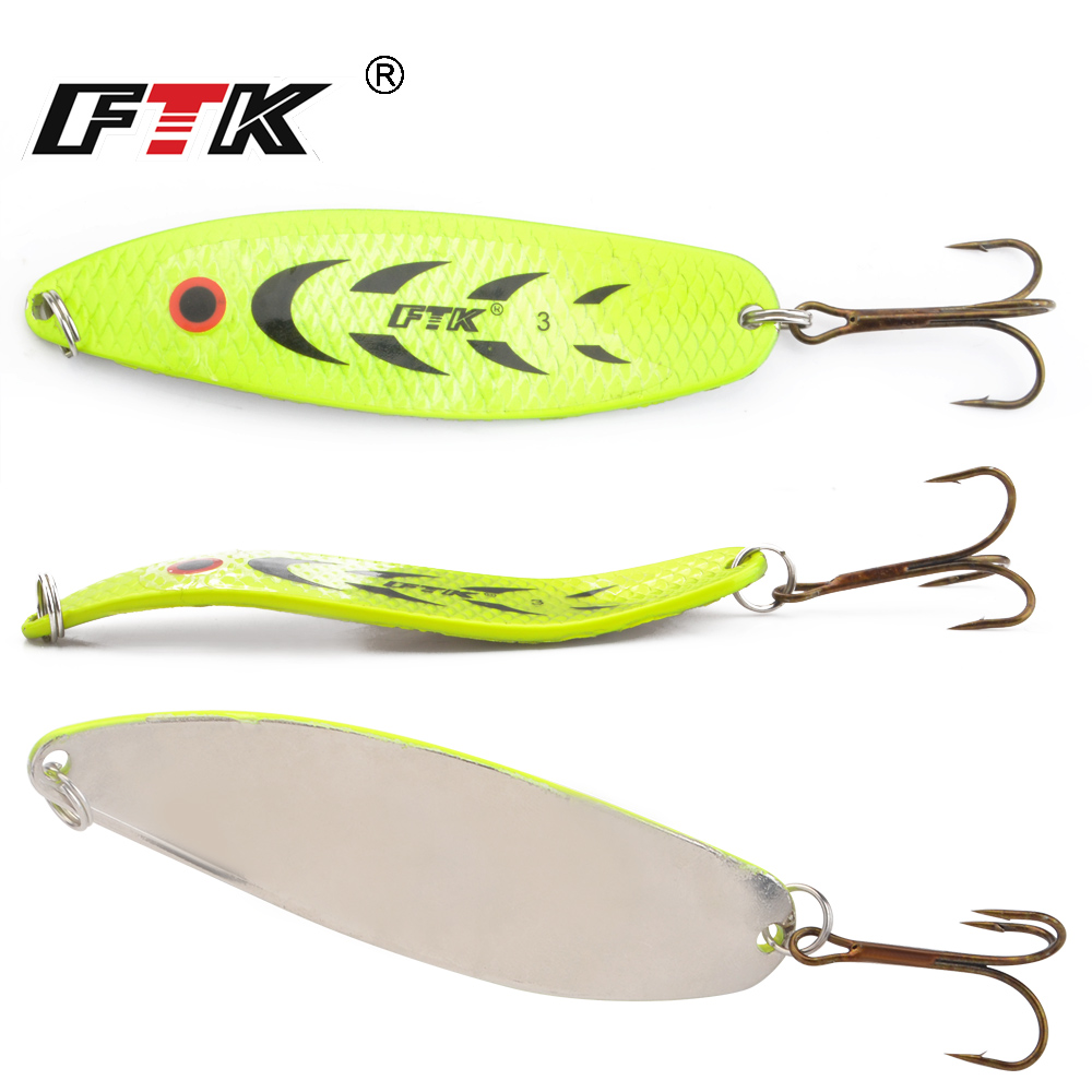 طُعم صيد سمك الشبوط FTK 20 جرا - مراجعة Fishing Lure Spinner وسعره