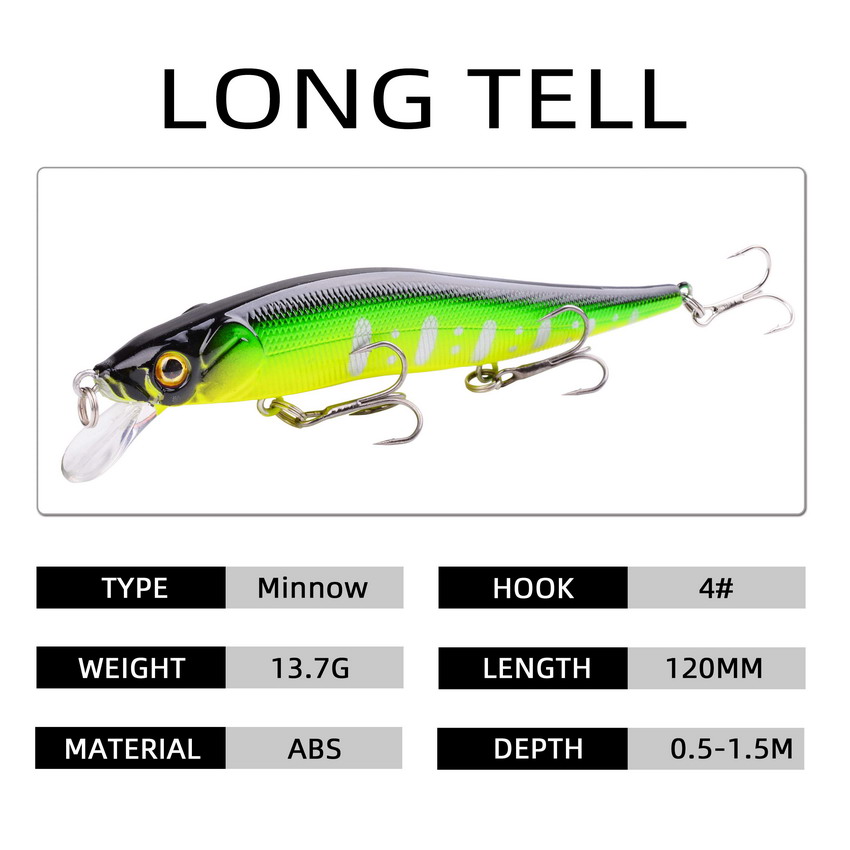 1 قطعة طعم صيد صناعي 115 مم/14 - مراجعة Fishing Lure Crankbait وسعره
