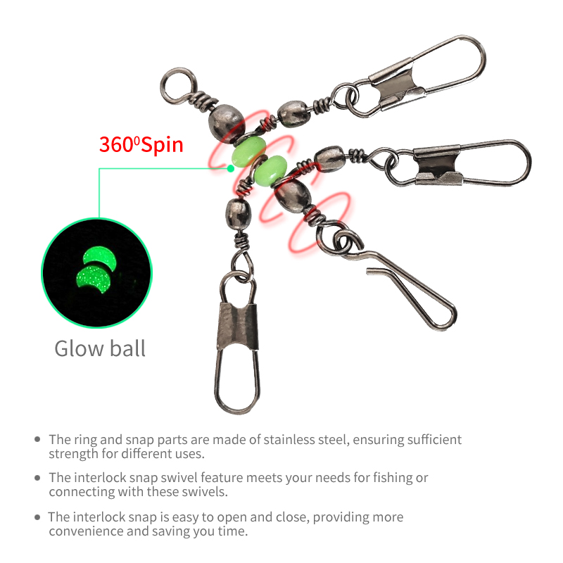 جديد 8 #   10 #   مفصلات دوارة - مراجعة Fishing Lure Jig وسعره