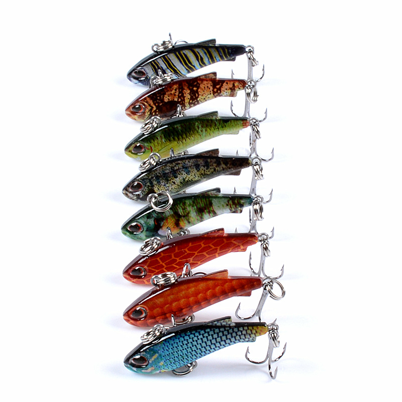 8 قطعة 4 سنتيمتر 4 جرام البسيط - مراجعة Fishing Lure Crankbait وسعره