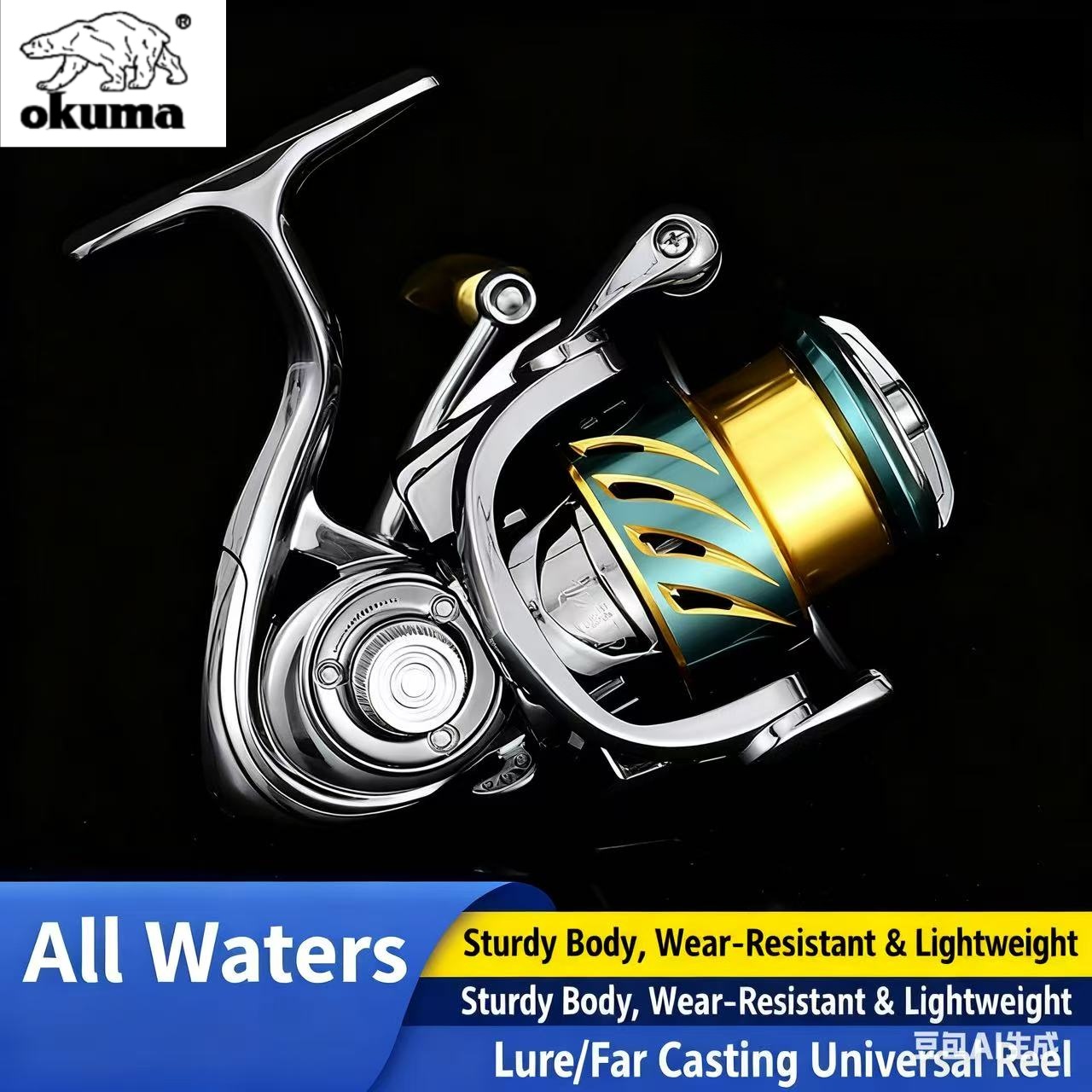 بكرة صيد أوكوما دوارة، بكرة صي - مراجعة Abu Garcia Reel Max وسعره