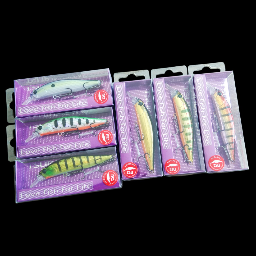 6 قطع طعم صيد صناعي صلب 77SP J - مراجعة Fishing Lure Jerkbait وسعره