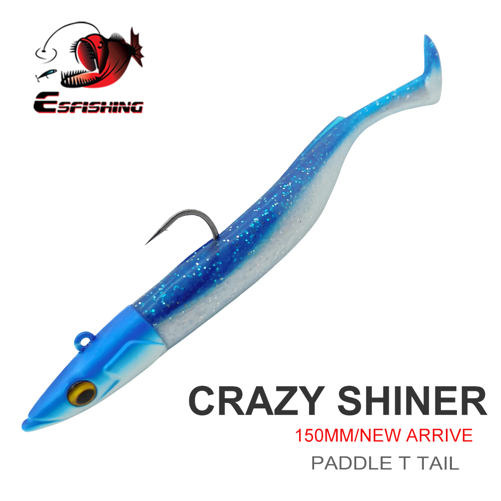 ESFISHING طعم صيد ناعم، طعم سب - مراجعة Fishing Lure Soft Plastic وسعره