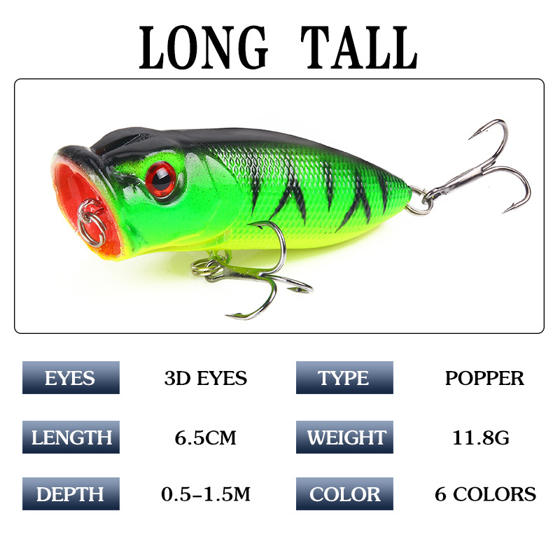 6 قطعة 6 ألوان (حقيبة opp)/5 ق - مراجعة Fishing Lure Soft Plastic وسعره