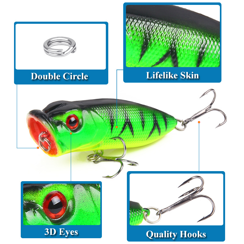 6 قطعة 6 ألوان (حقيبة opp)/5 ق - مراجعة Fishing Lure Soft Plastic وسعره