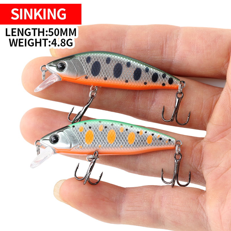 5cm4.8g غرق أسماك الصيد إغراء  - مراجعة Fishing Lure Crankbait وسعره